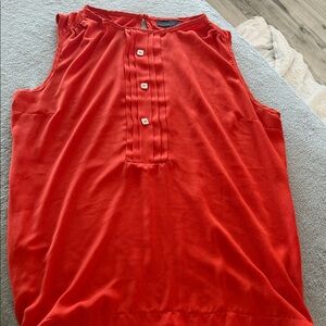 Worthington Vibrant Red Blouse